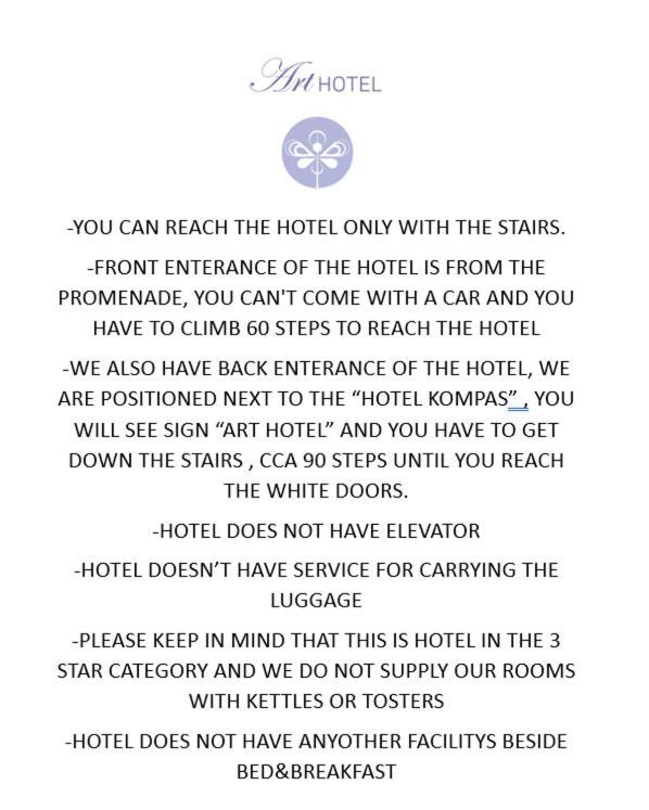 Art Hotel Dubrovnik Eksteriør billede